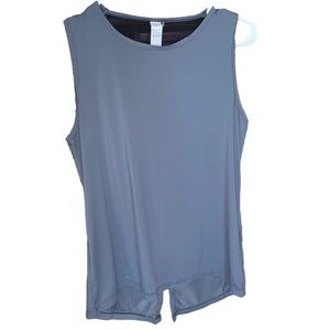 ♥️ Womens Large tank gray & black